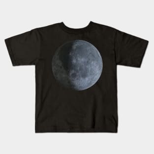 High Rez Moon in detailed 8K Kids T-Shirt